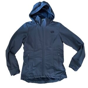 North Face Apex Bionic 2 Softshell Hooded‎ Jacket Women's WindWall Fleece Lined